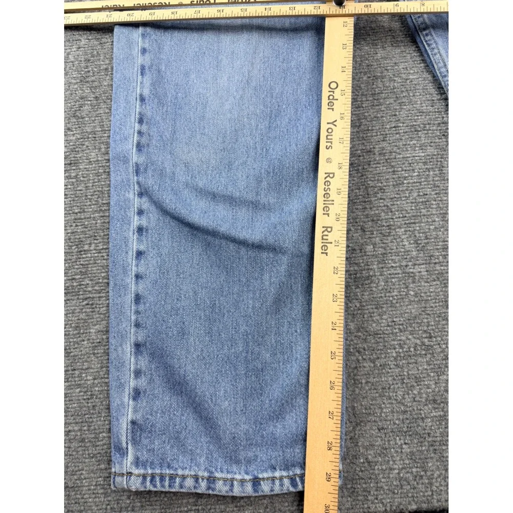 Levis 550 Relaxed Fit Light Wash Blue Denim Jeans‎ Mens W35 L30 Vintage Style